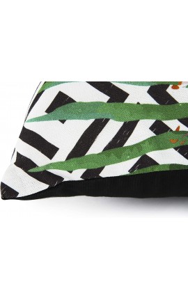 Excelsa Tropical Cuscino Decorativo, Imbottitura Inclusa, Federa in Cotone, Multicolore, 45 x 45 cm