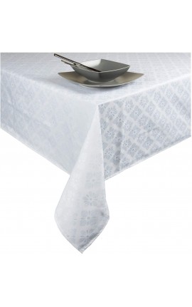 Excelsa Tovaglia Rettangolare Bianco Jacquard 140x180 Cm