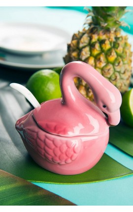 Excelsa Tropical Formaggera/Zuccheriera, Ceramica, Rosa