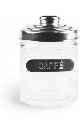 Excelsa Set 3 Barattoli  Tondo per Zucchero Caffè e Sale , capacità 0.72 Litri