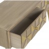 Tavolo Consolle Da Ingresso In Legno Paulownia e Pino 89x30x78 CM Camacho