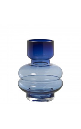 Vaso In Vetro Blu Camacho