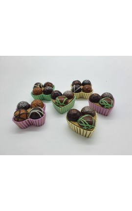 Bomboniera Economiche Compleanno Scatolina Dolcetto Dolce Cuore Assortiti