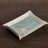 Bomboniera Matrimonio Vassoio Svuotatasche vuotatasca Verde Acquamarina Con Soffione Platino 20x16 Cm Henriette