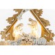PRESEPE LEGNO CON LED 11x5xh.14,5 CM MERRY CHRISTMAS NATALE