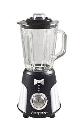 BEPER 90.437 Frullatore con Caraffa in Vetro, 500 W, 1.5 Litri
