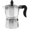 BEPER CA.011 Caffettiera 3 Tazze, 3 Cups, Alluminio, Argento