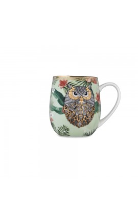 Bomboniera Matrimonio Comunione Cresima Compleanno Tazza Mug Gufetto Animalier Henriette