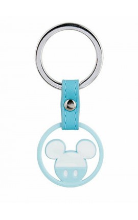 Disney Portachiavi Topolino Mickey  in Metallo Celeste
