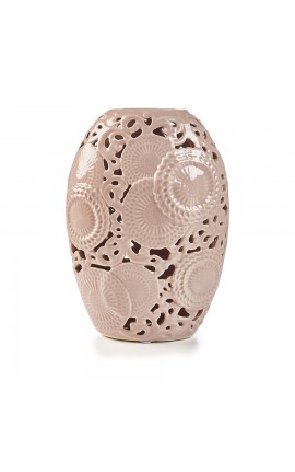 Vaso Rosa Porcellana  17x23 Cm Kyoto Henriette