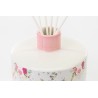 Bomboniera Matrimonio Profumatore Diffusore Pink & roses Porcellana Floreale Con Box