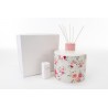 Bomboniera Matrimonio Profumatore Diffusore Pink & roses Porcellana Floreale Con Box