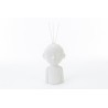 Bomboniera Matrimonio Profumatore Diffusore Boy Porcellana Bianco Con Fiori Con Boc