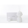 Bomboniera Matrimonio Profumatore Diffusore Boy Porcellana Bianco Con Fiori Con Boc