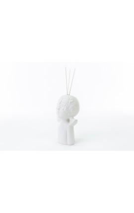 Bomboniera Matrimonio Profumatore Diffusore Girl Porcellana Bianco Con Box