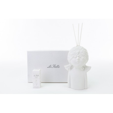 Bomboniera Matrimonio Profumatore Diffusore Girl Porcellana Bianco Con Box