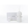 Bomboniera Matrimonio Profumatore Diffusore Girl Porcellana Bianco Con Box
