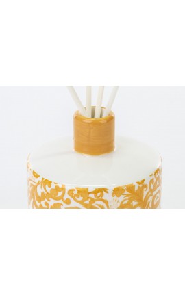 Bomboniera Matrimonio Profumatore Diffusore Porcellana Decoro Oro Con Box