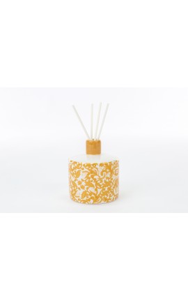Bomboniera Matrimonio Profumatore Diffusore Porcellana Decoro Oro Con Box