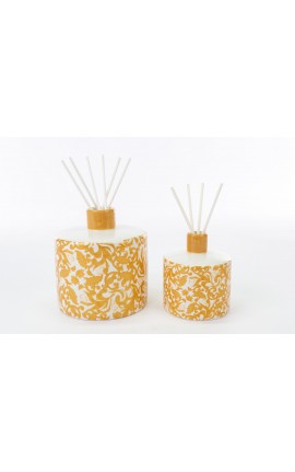 Bomboniera Matrimonio Profumatore Diffusore Porcellana Decoro Oro Con Box