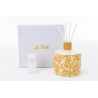 Bomboniera Matrimonio Profumatore Diffusore Porcellana Decoro Oro Con Box