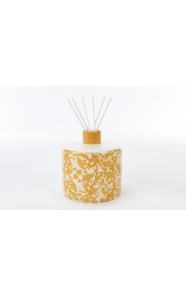 Bomboniera Matrimonio Profumatore Diffusore Porcellana Decoro Oro Con Box