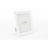 Bomboniera Matrimonio Portafoto Resina Bianco 17,5x23 cm int.13x18 Cm