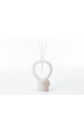 Bomboniera Matrimonio Profumatore Diffusore Mongolfiera Porcellana con Box