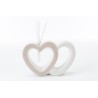 Bomboniera Matrimonio Profumatore Diffusore Cuori Porcellana Con Box
