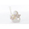 Bomboniera Matrimonio Profumatore Diffusore Cuore Porcellana Farfalle  Led Con Box