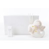 Bomboniera Matrimonio Profumatore Diffusore Cuore Porcellana Farfalle  Led Con Box
