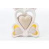 Bomboniera Matrimonio Profumatore Diffusore Farfalla Cuore Led Porcellana Con Box
