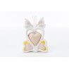 Bomboniera Matrimonio Profumatore Diffusore Farfalla Cuore Led Porcellana Con Box