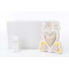 Bomboniera Matrimonio Profumatore Diffusore Farfalla Cuore Led Porcellana Con Box