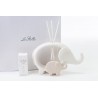 Bomboniera Matrimonio Profumatore Diffusore Elefante Elefantini Porcellana Bimba Rosa 2 Ass. Con Box