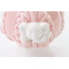 Bomboniera Battesimo Nascita Compleanno Pomo Elefante Elefantino Porcellana Rosa h.8 Cm